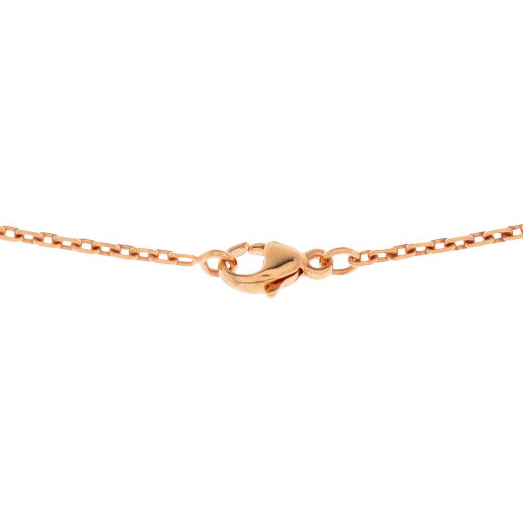 Pop H Pendant Chain Necklace Metal and Enamel