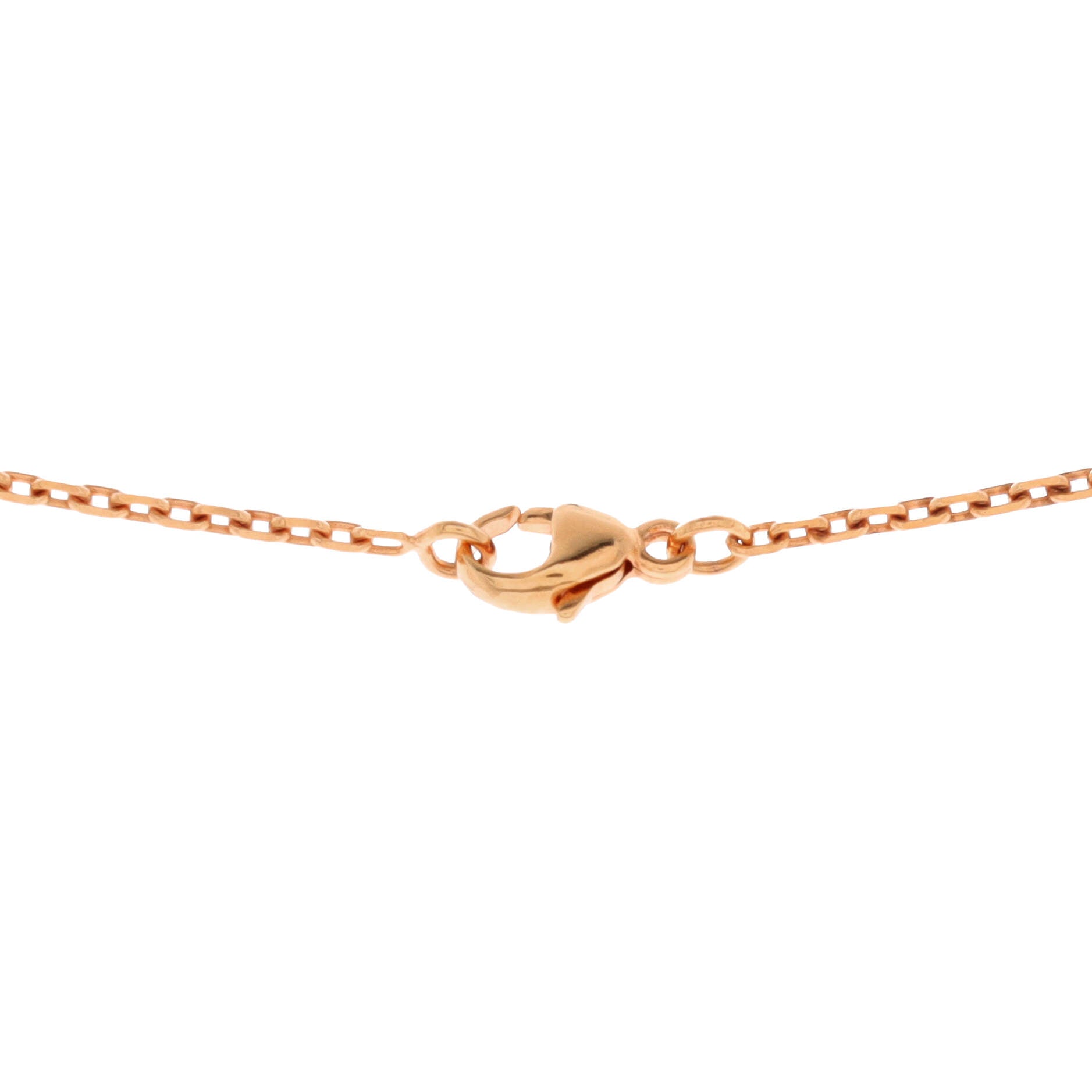 Pop H Pendant Chain Necklace Metal and Enamel