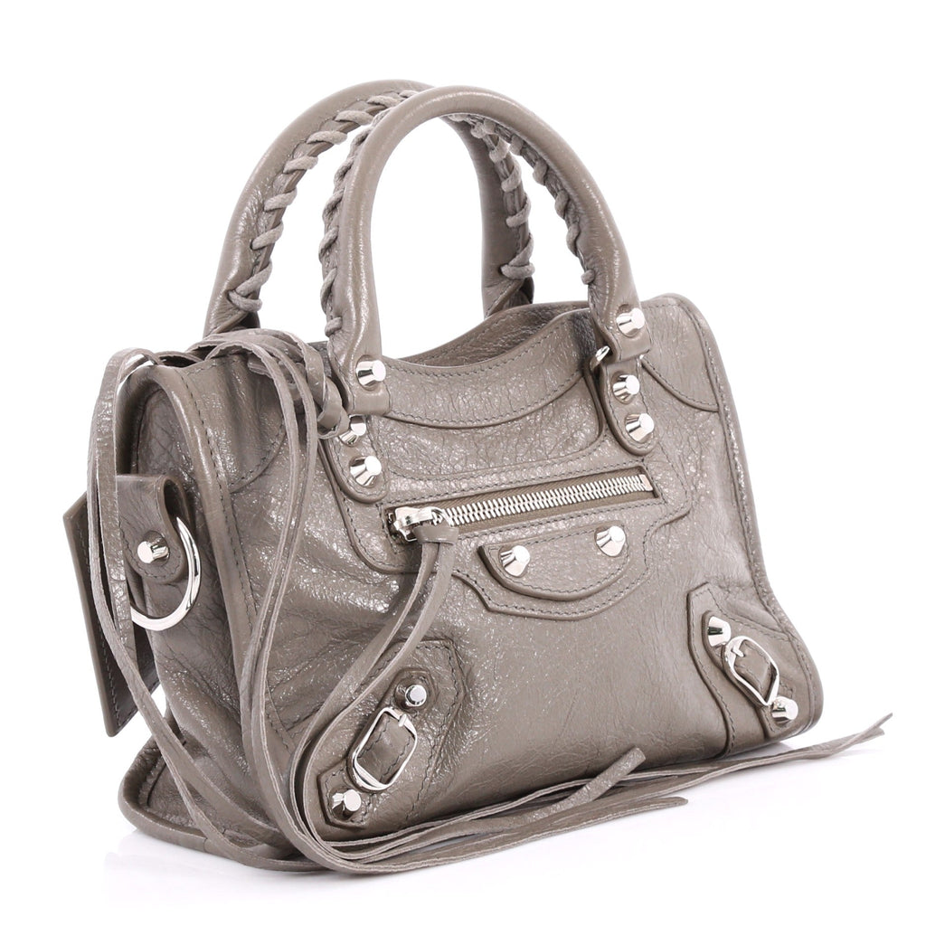 City Classic Studs Handbag Leather Mini