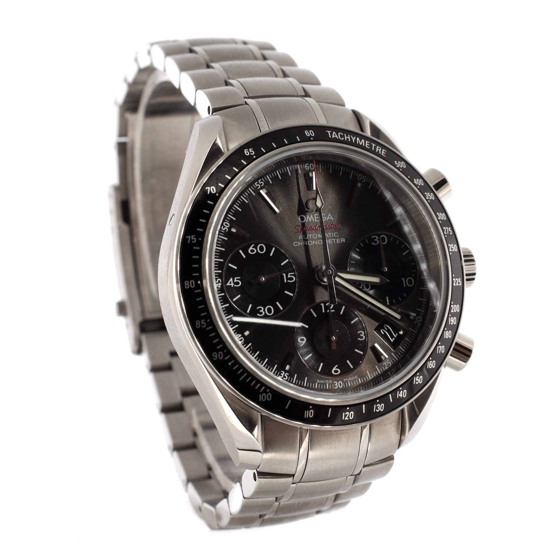 Speedmaster Date/Day-Date Chronograph Automatic Watch Stainless Steel 40