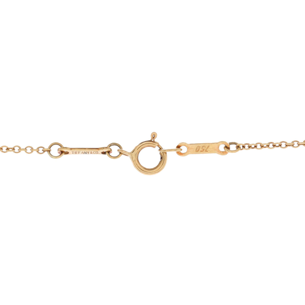 Elsa Peretti Open Heart Pendant Necklace 18K Yellow Gold 28mm