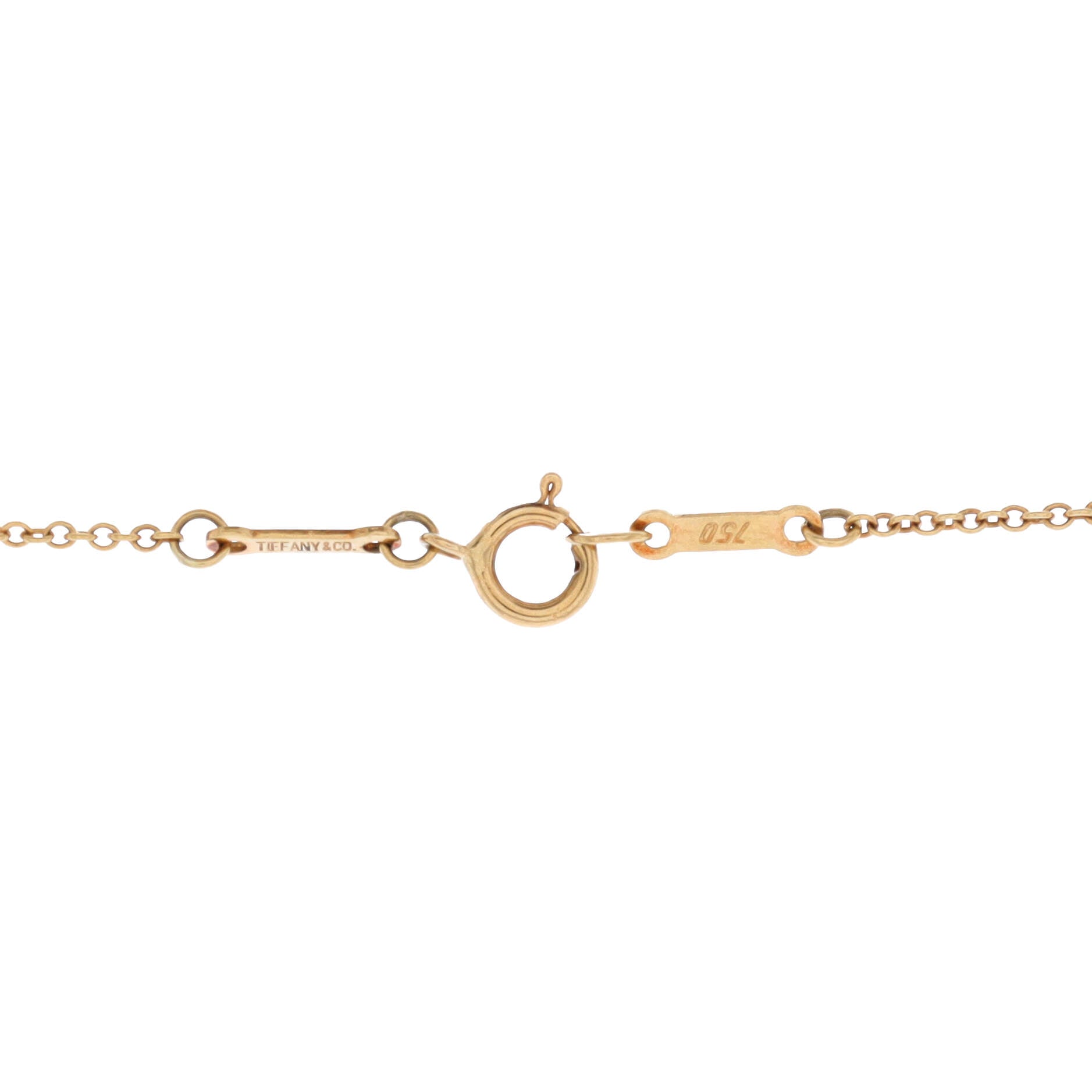 Elsa Peretti Open Heart Pendant Necklace 18K Yellow Gold 28mm