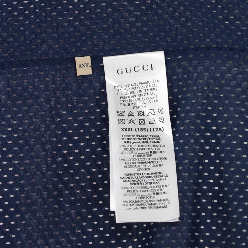 Men's Zip Track Jacket Printed GG Jersey