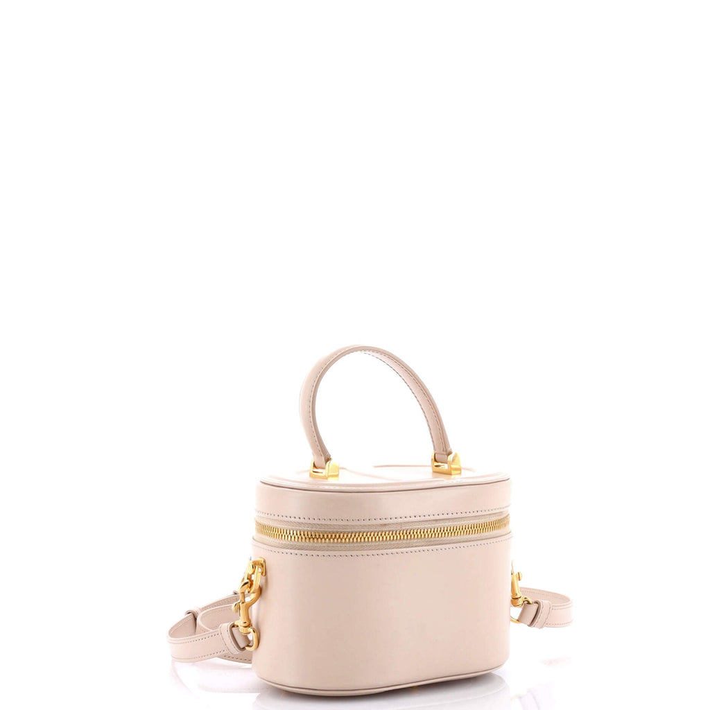 CD Signature Vanity Case Leather Small
