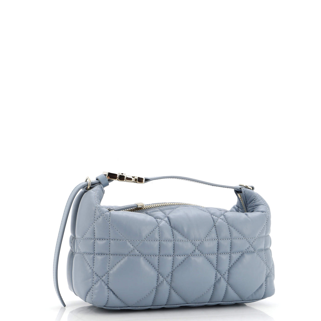 DiorTravel Nomad Pouch Macrocannage Quilt Calfskin Medium