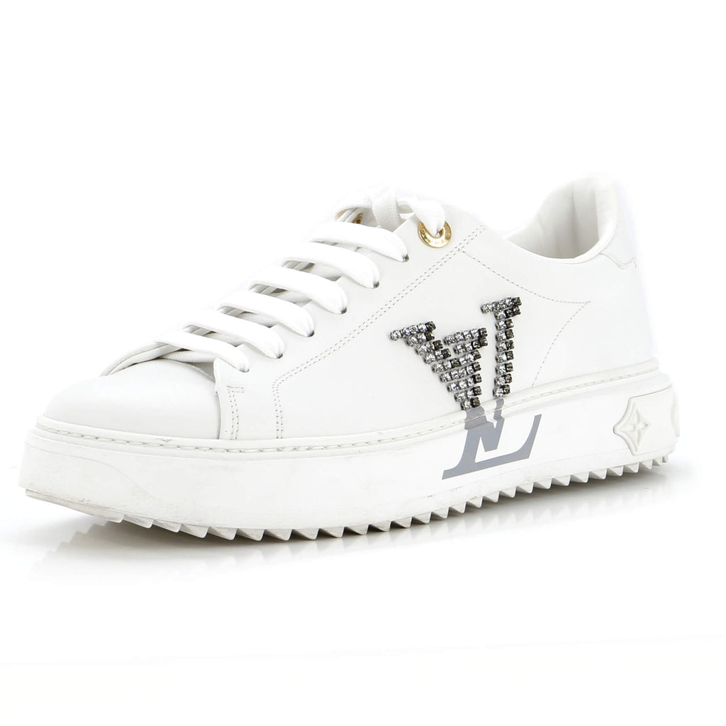 Women's Time Out Sneakers Leather with Crystals