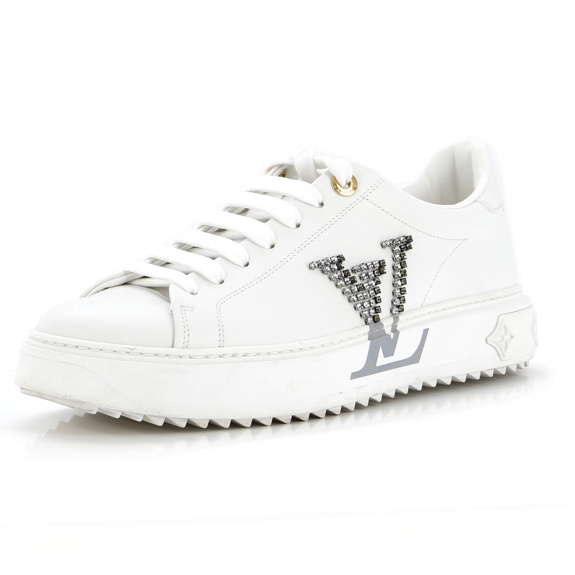 Women's Time Out Sneakers Leather with Crystals