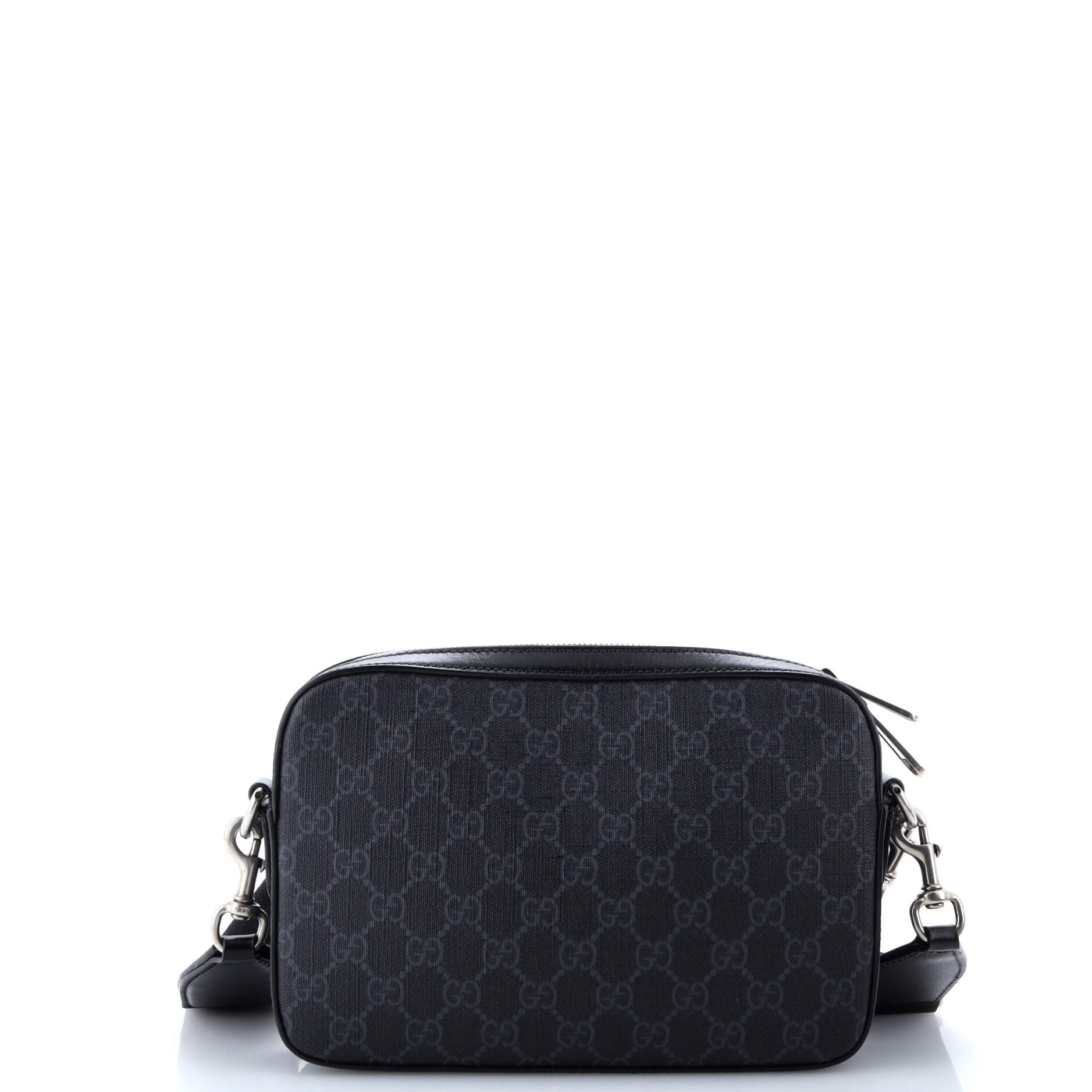 Interlocking G Patch Shoulder Bag GG Coated Canvas Small