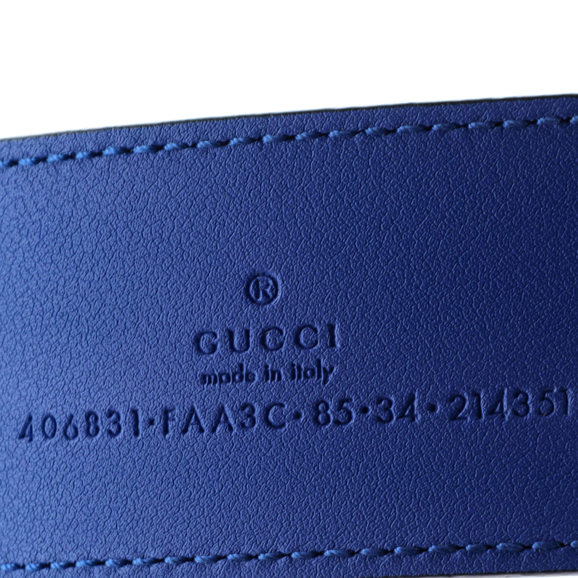 GG Marmont Belt Jumbo GG Canvas and Leather Wide 85