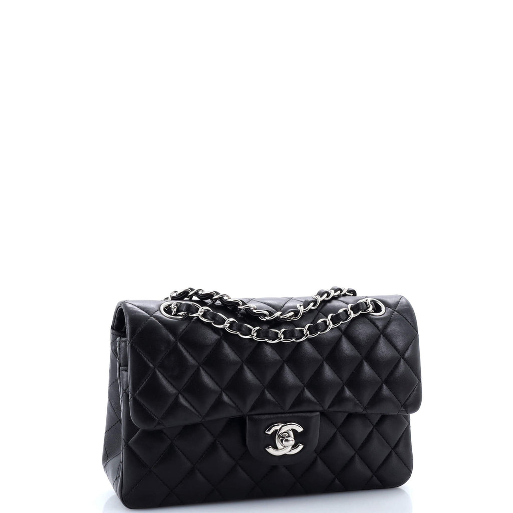 Classic Double Flap Bag Quilted Lambskin Small