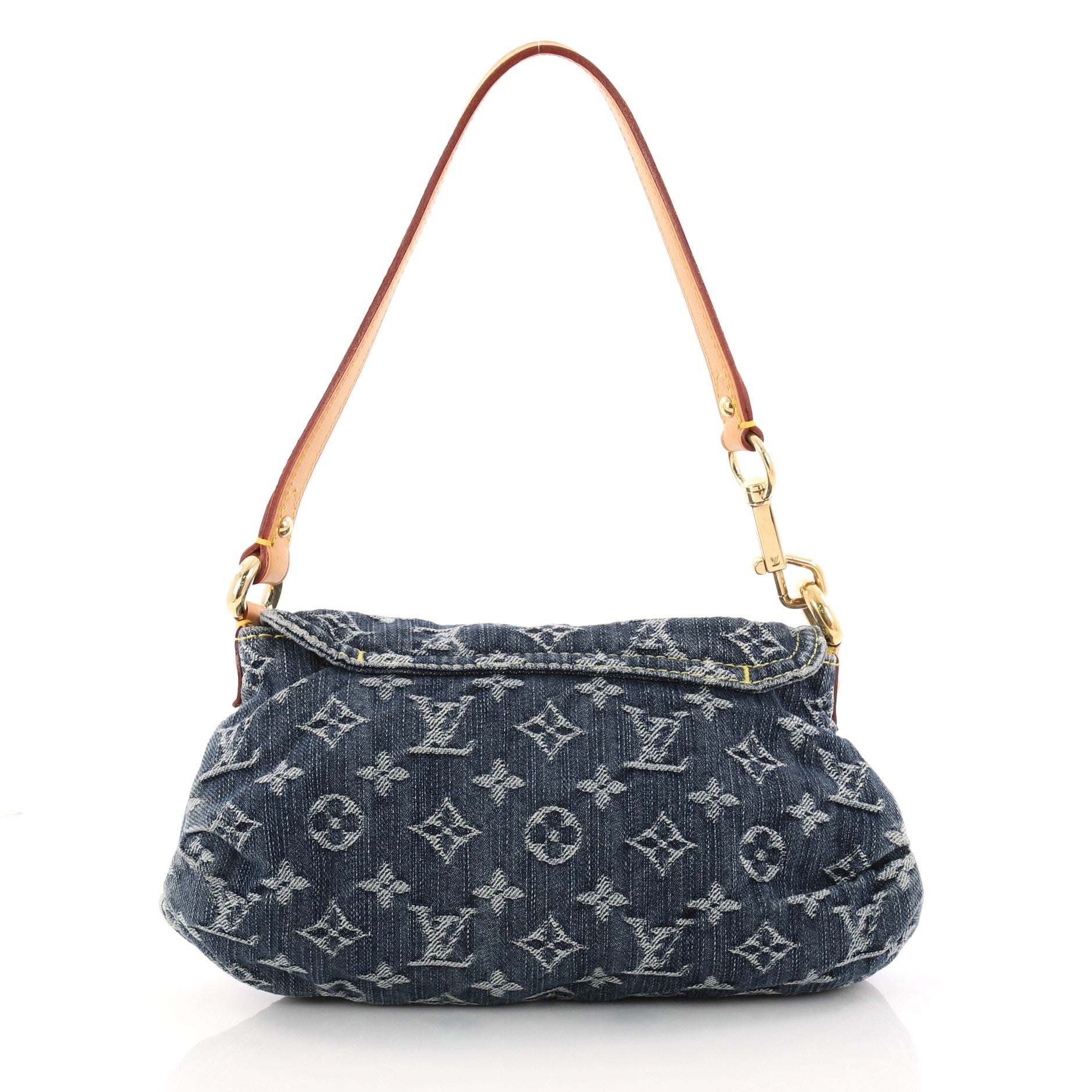 Pleaty Handbag Denim Mini