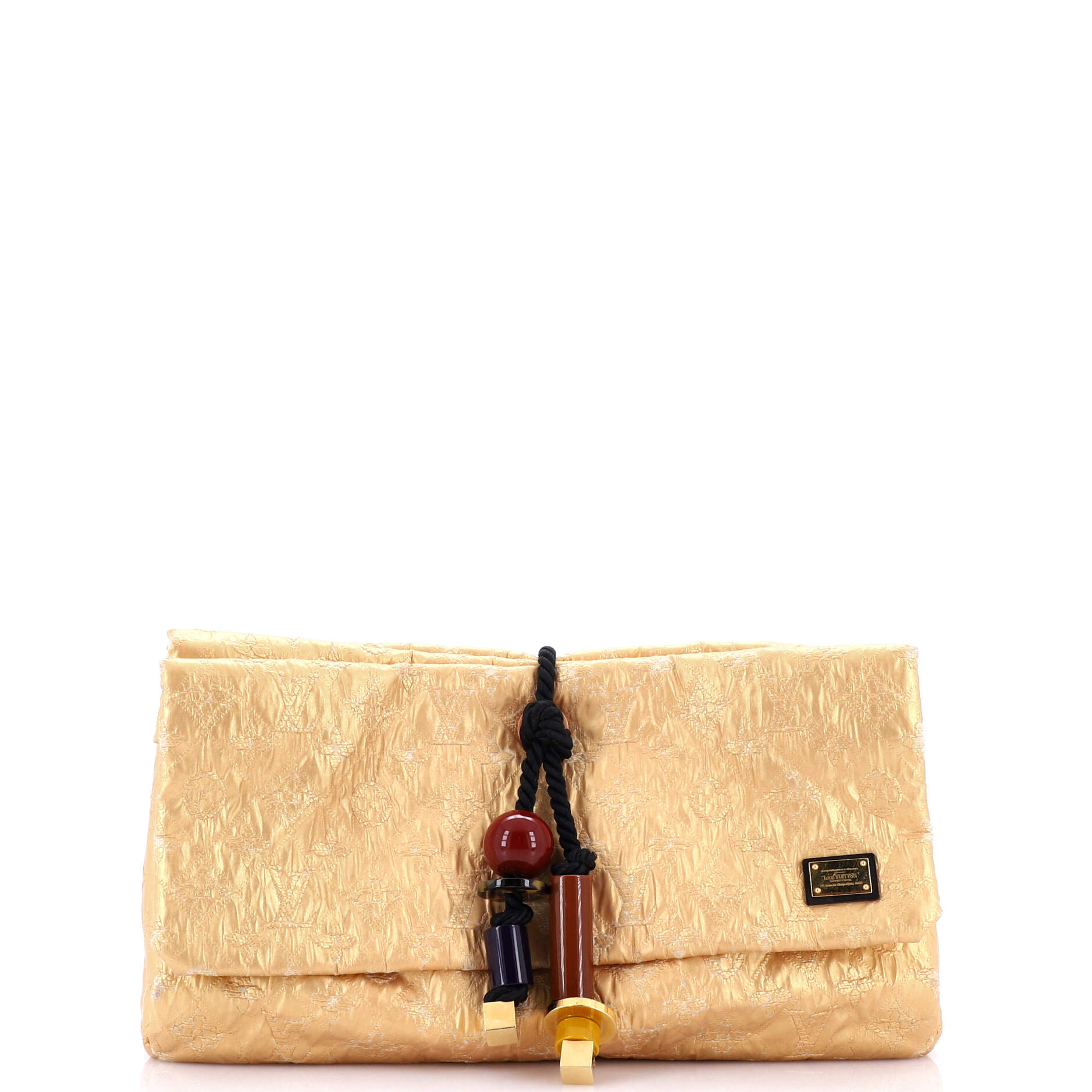 Limelight Clutch Metallic Jacquard Textile GM