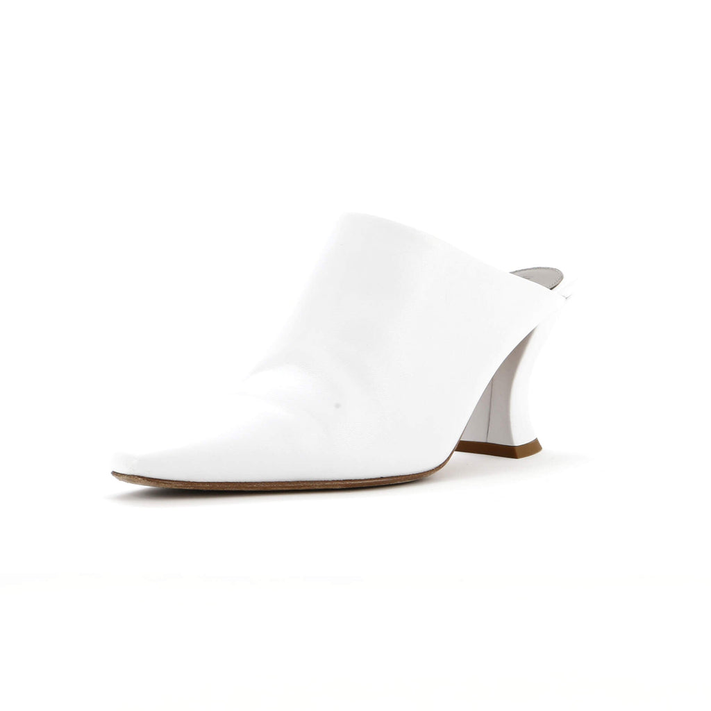 Women's Almond Mules Leather