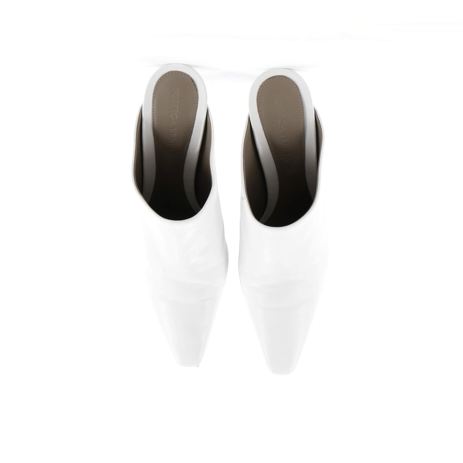 Women's Almond Mules Leather