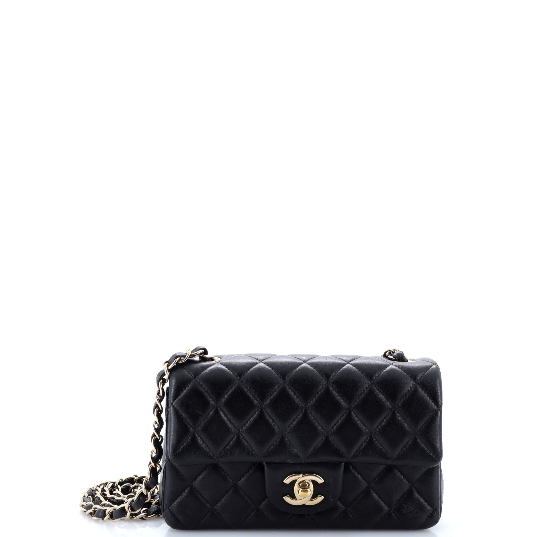 Classic Single Flap Bag Quilted Lambskin Mini