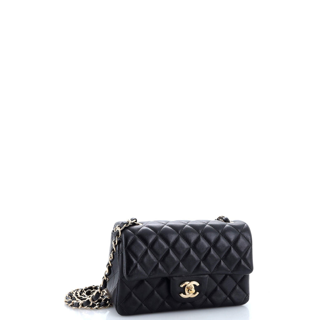 Classic Single Flap Bag Quilted Lambskin Mini