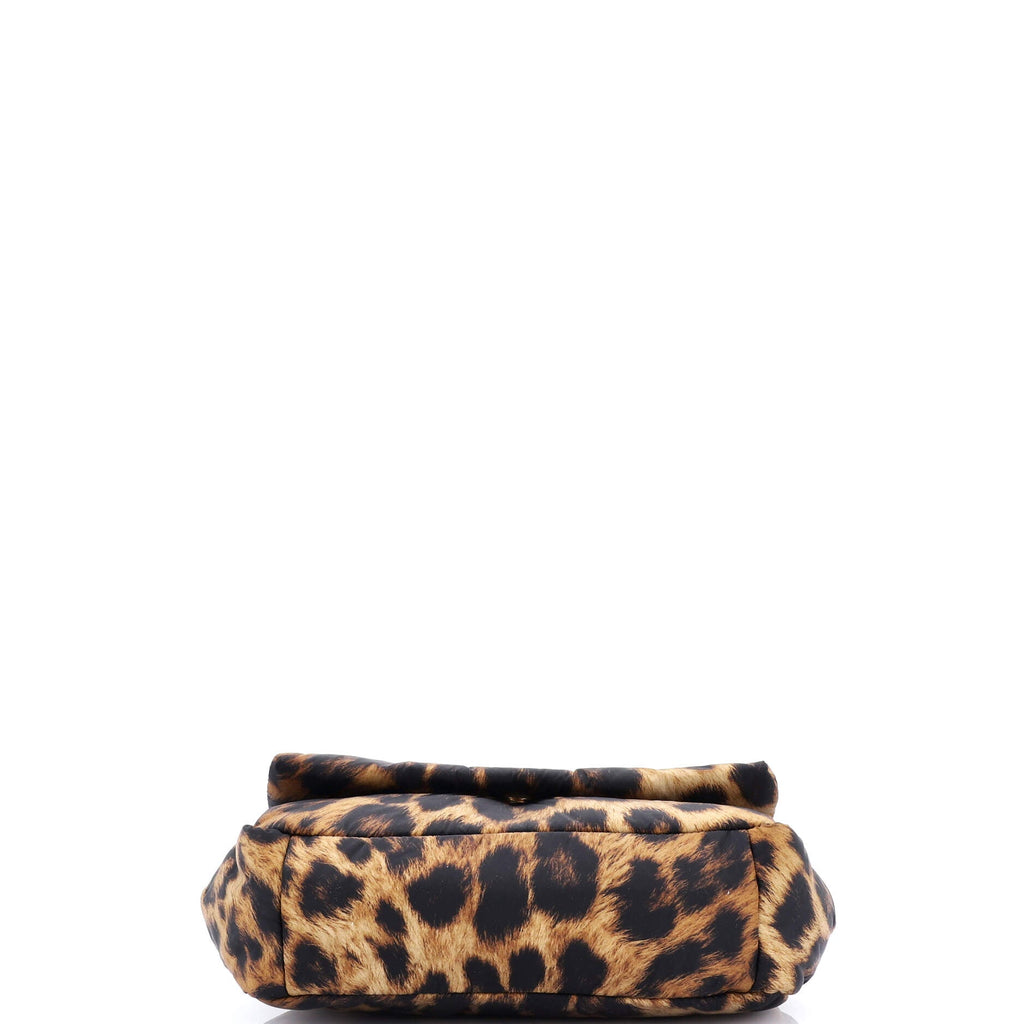 Monaco Chain Flap Shoulder Bag Printed Nylon Mini