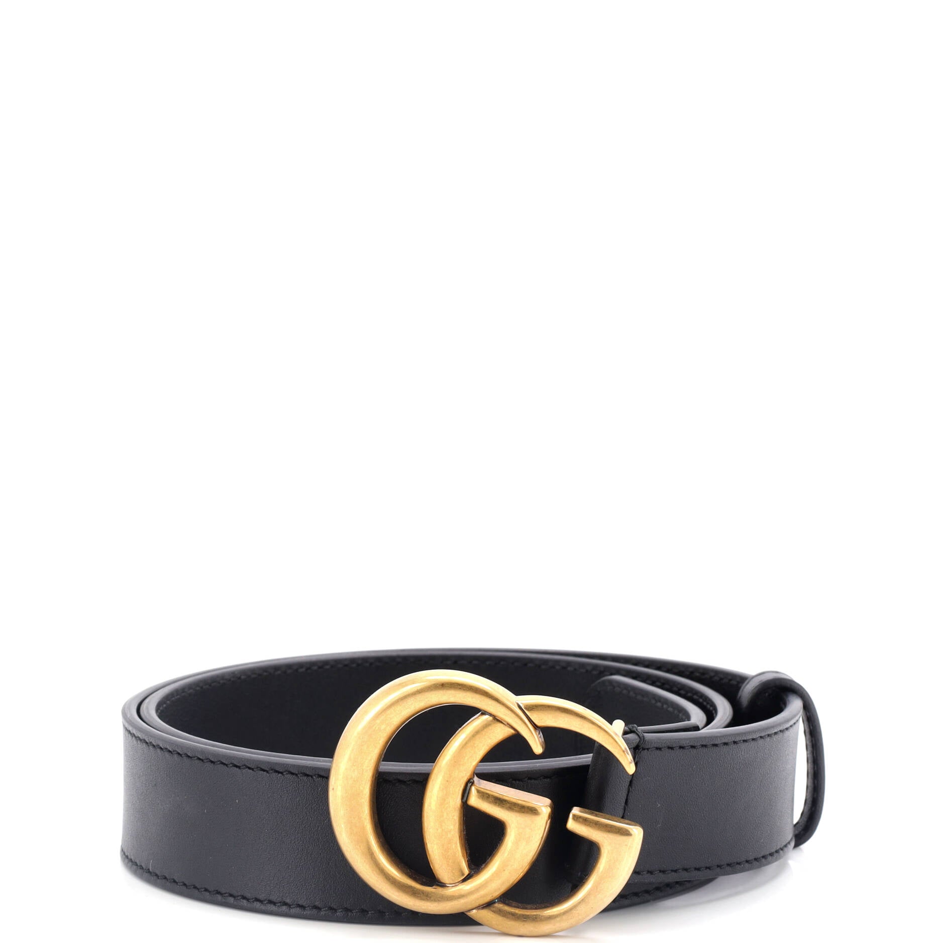 GG Marmont Belt Leather Medium 75