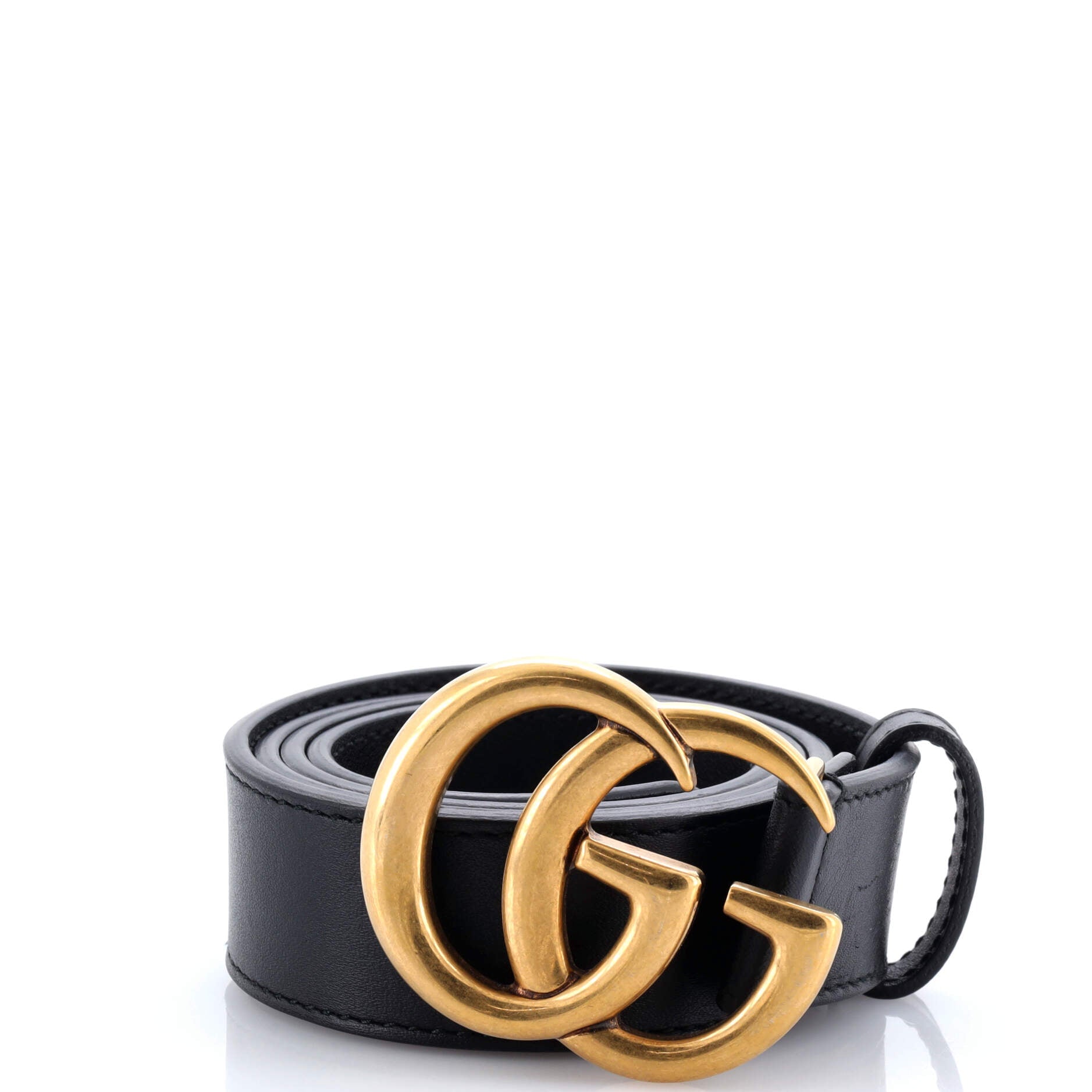 GG Marmont Belt Leather Medium 75