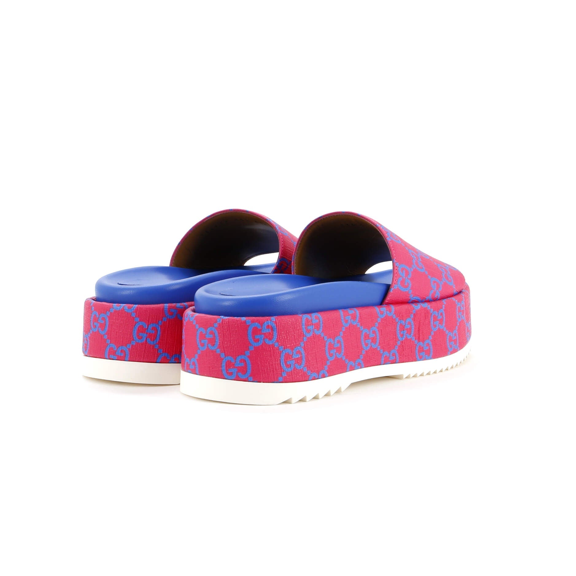 Women's Angelina Platform Slide Sandals GG Coated Canvas