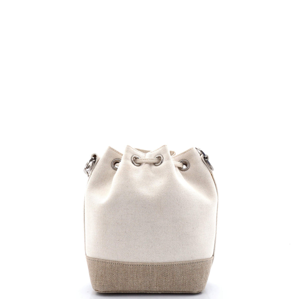Rive Gauche Bucket Bag Canvas Mini
