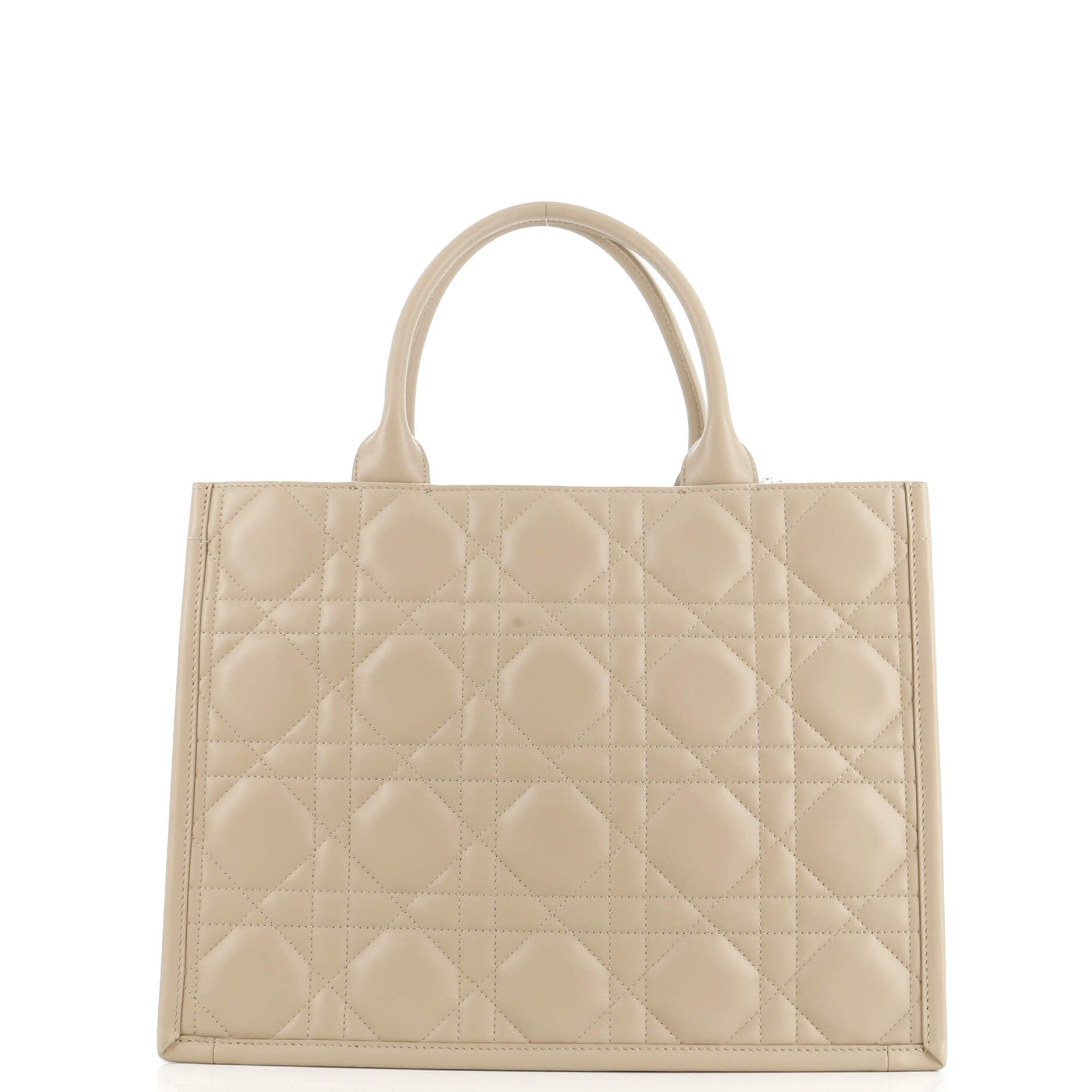 Book Tote Cannage Quilt Lambskin Medium