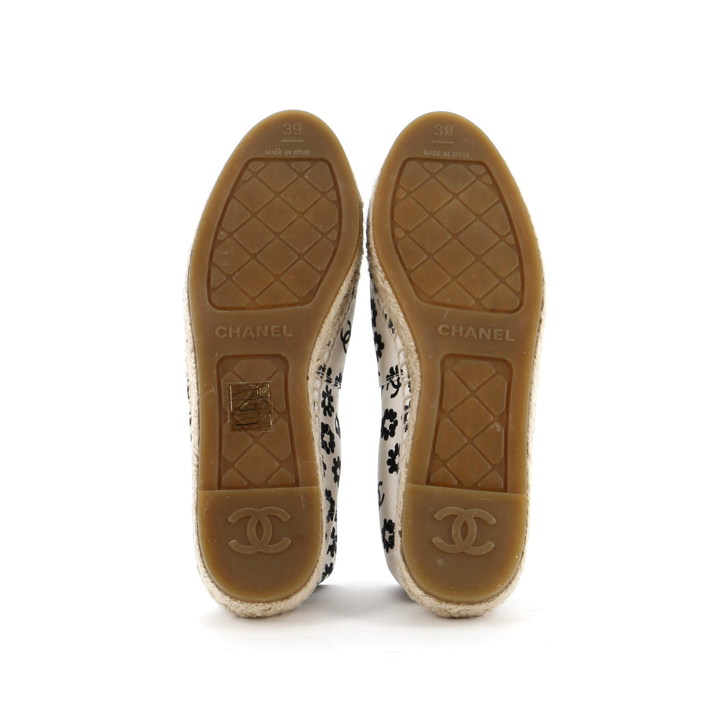 Women's Cap Toe Espadrilles Printed Canvas