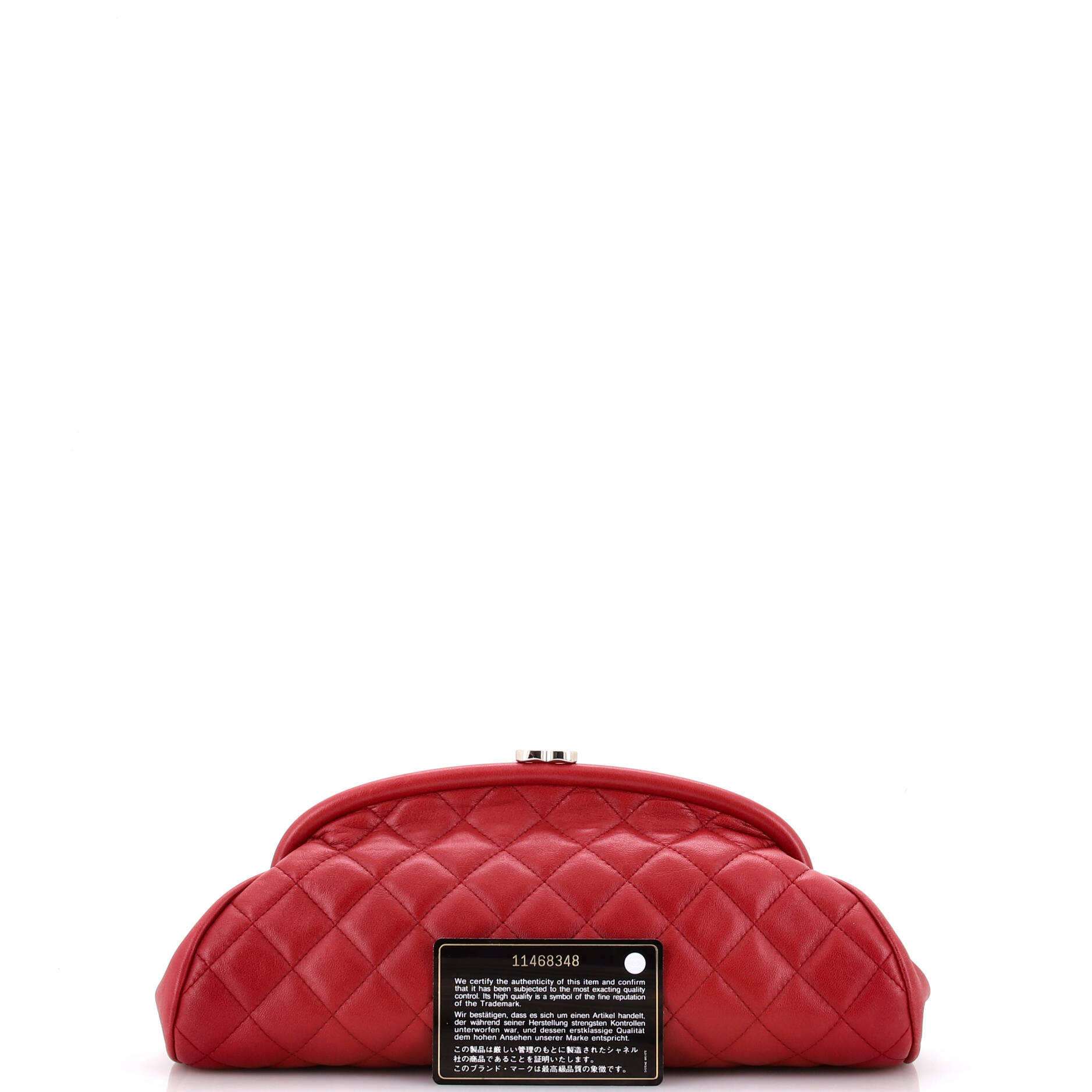 Timeless Clutch Quilted Lambskin