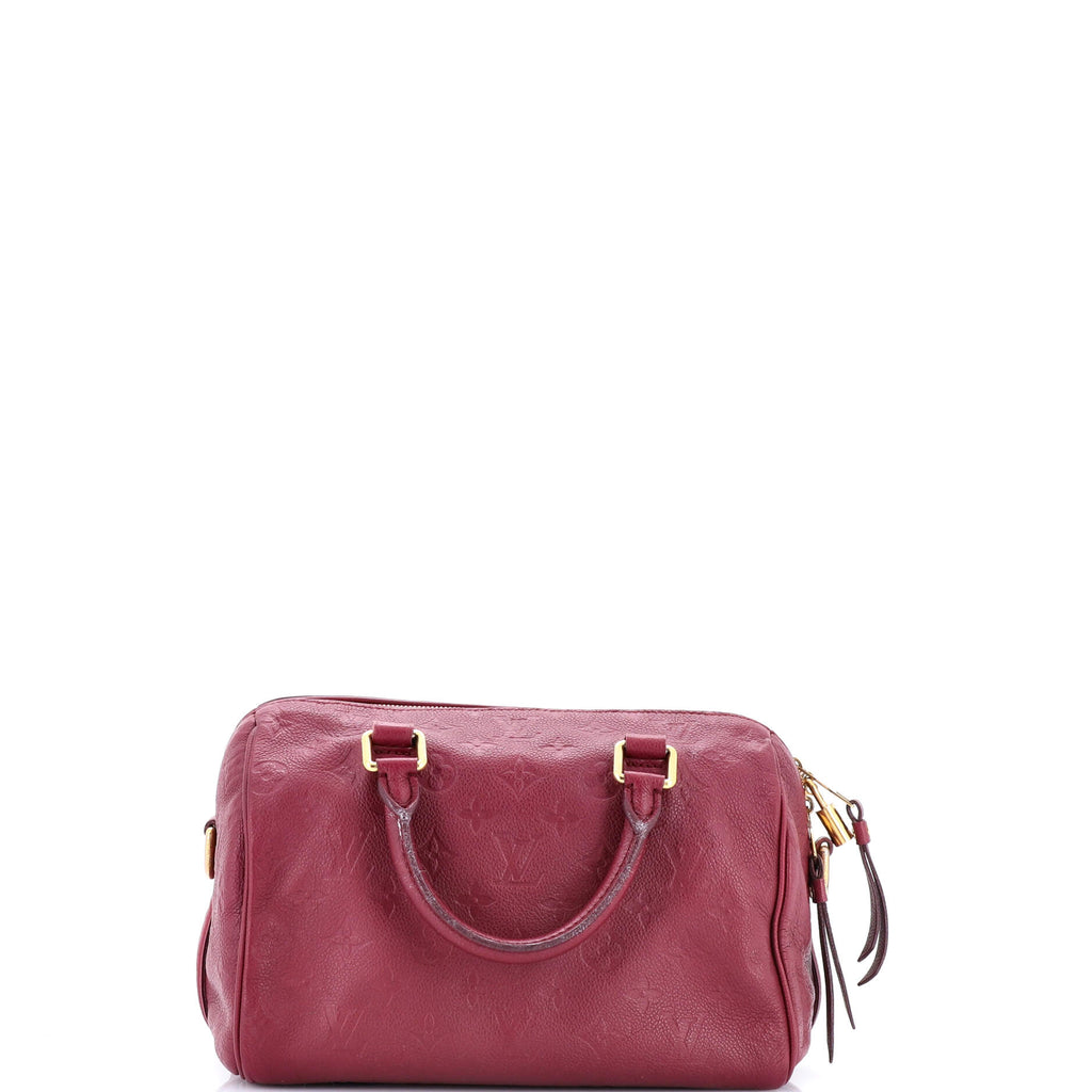 Speedy Bandouliere Bag Monogram Empreinte Leather 30