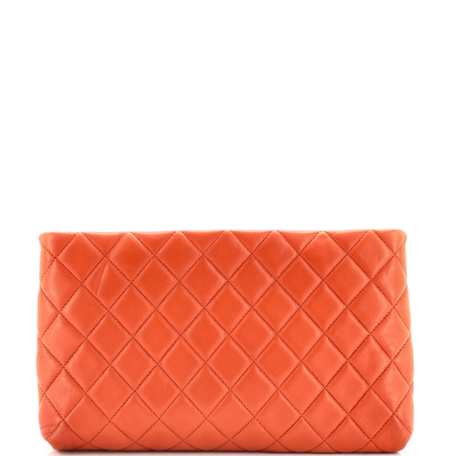 Square Timeless Clutch Quilted Lambskin