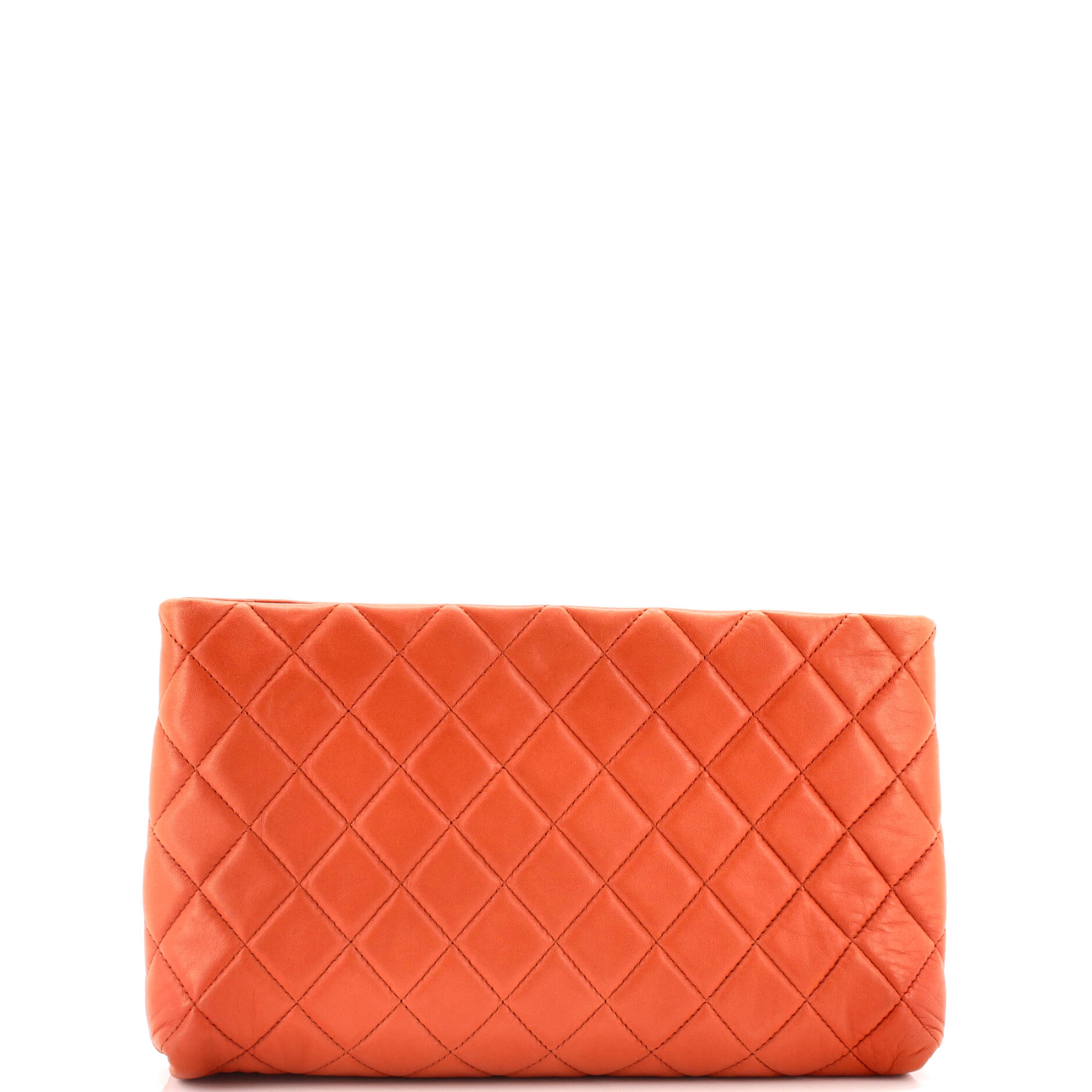 Square Timeless Clutch Quilted Lambskin