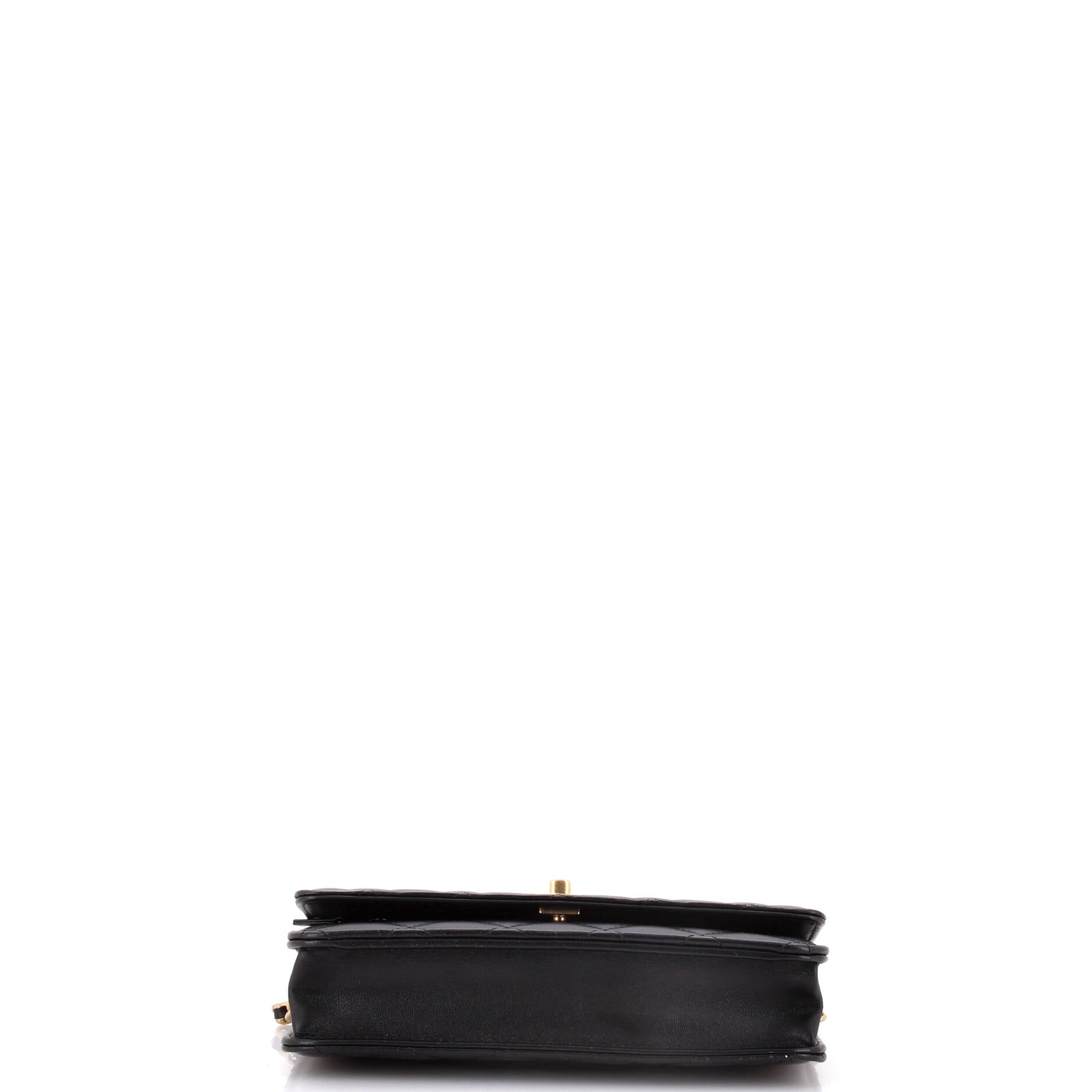 Pearl Crown Wallet on Chain Quilted Lambskin