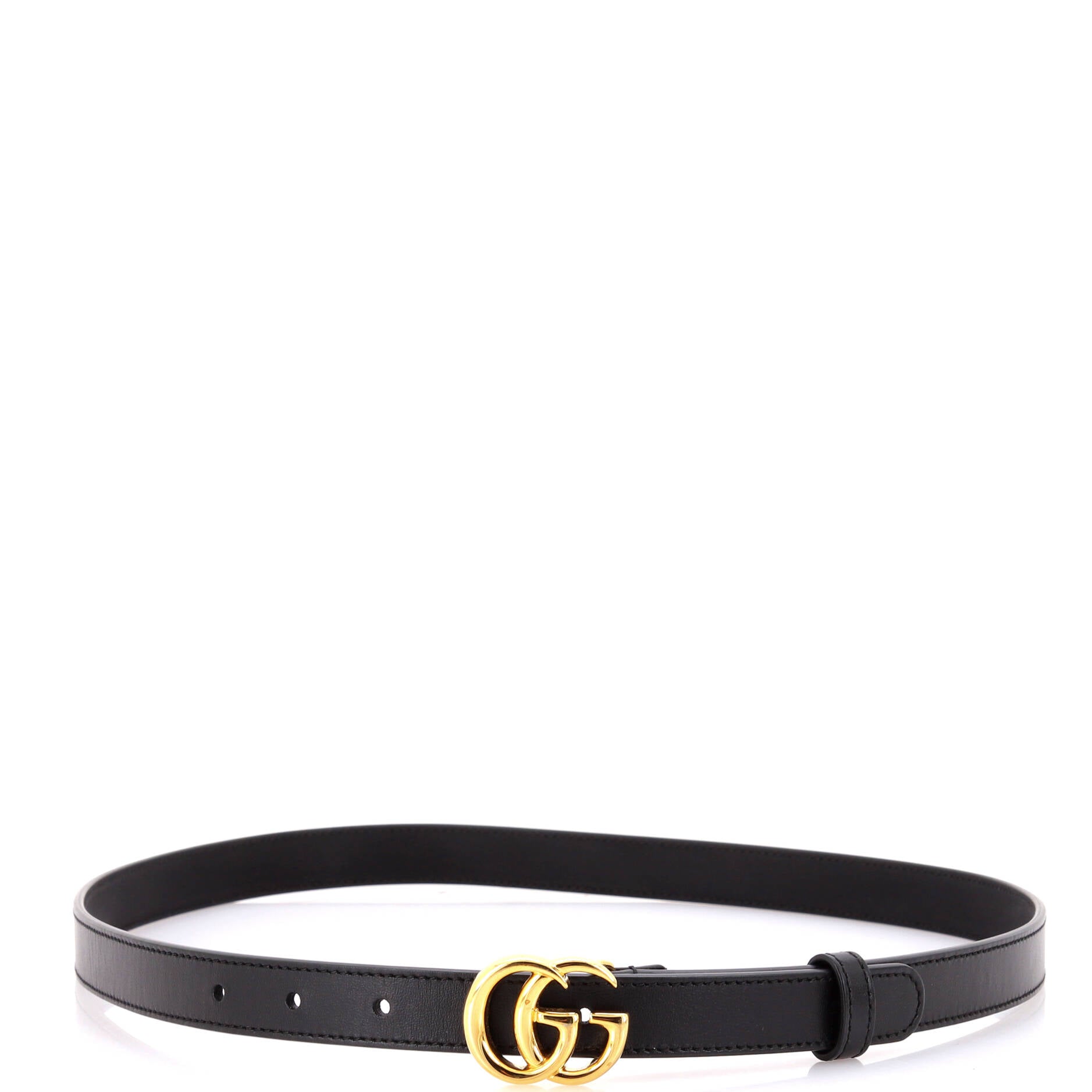 GG Marmont Belt Leather Thin 80