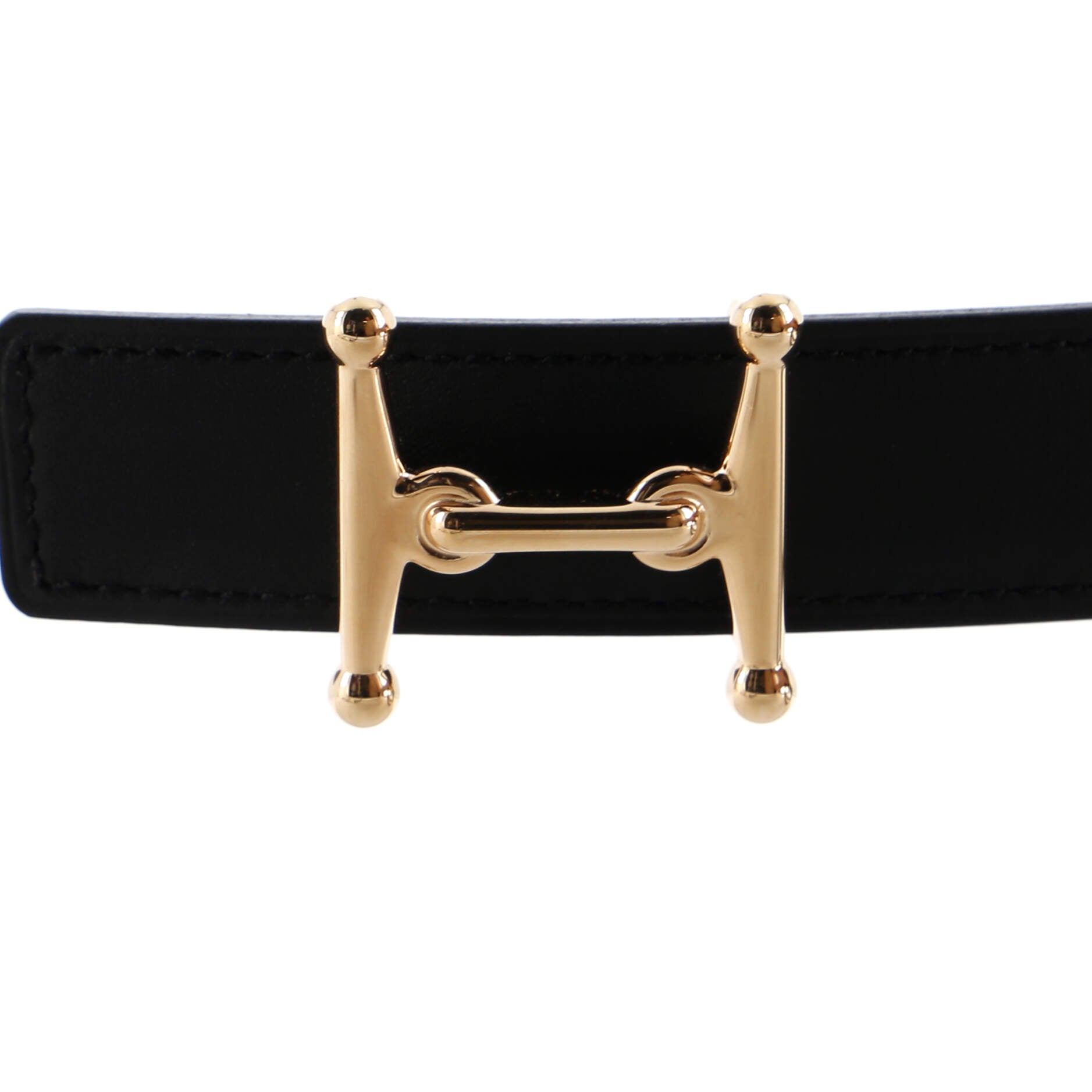 Mors H Reversible Belt Leather Thin 100