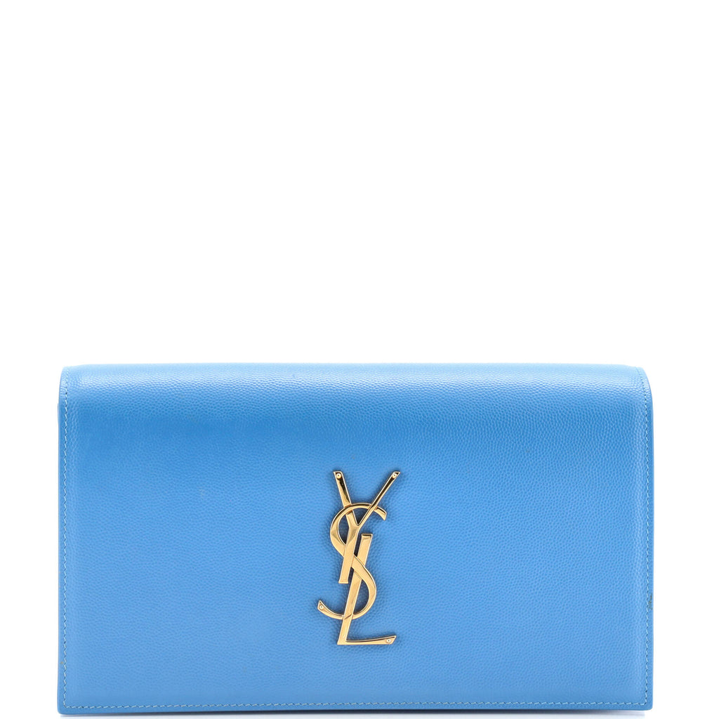 Classic Monogram Clutch Leather Long