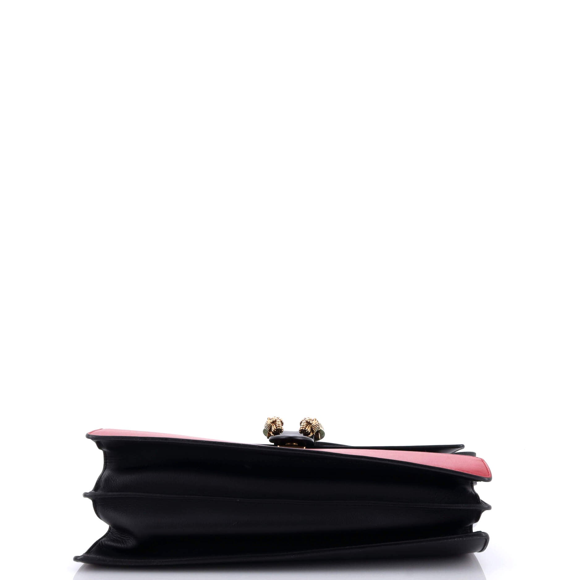 Dionysus Bamboo Top Handle Bag Colorblock Leather Large