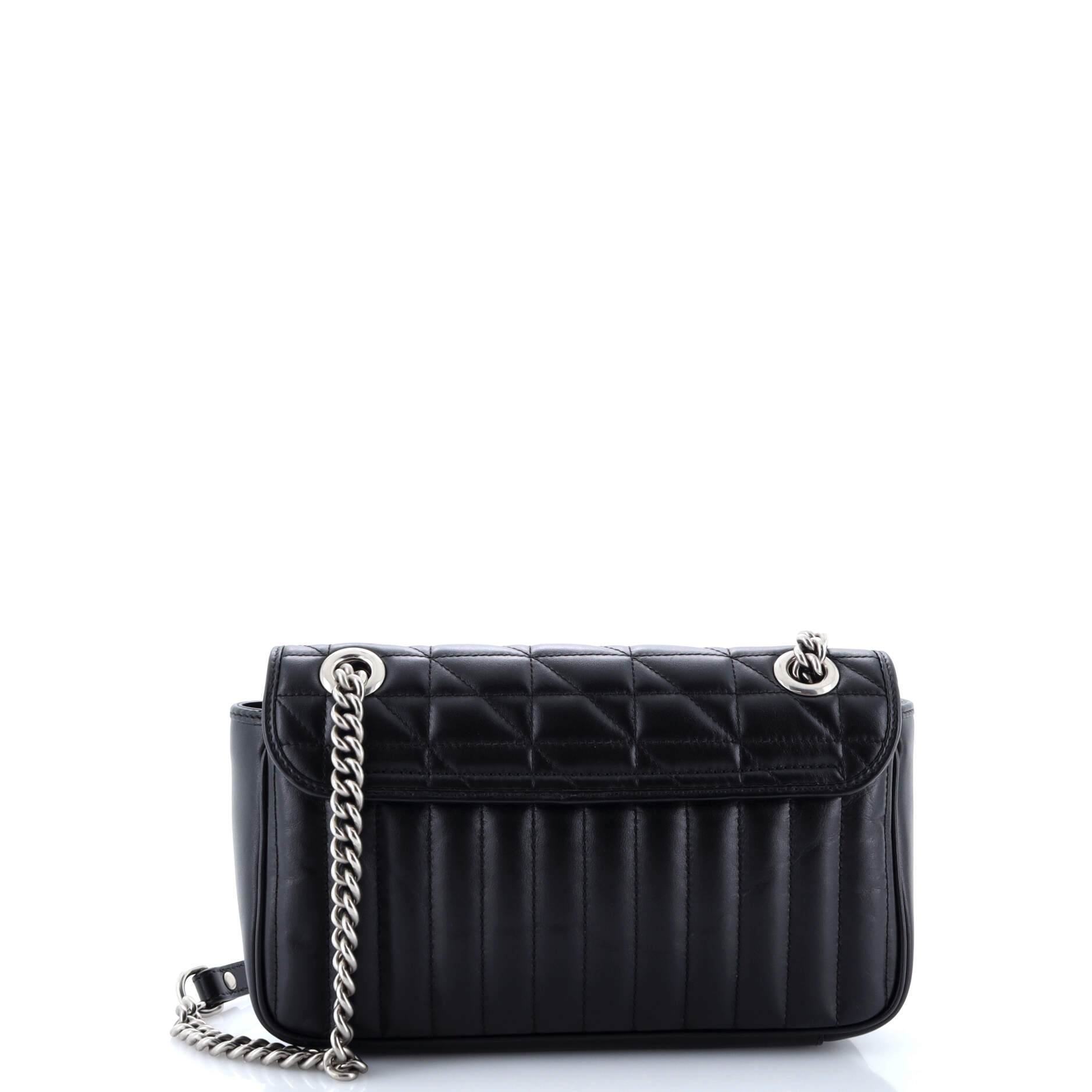 GG Marmont Flap Bag Mixed Matelasse Leather Small