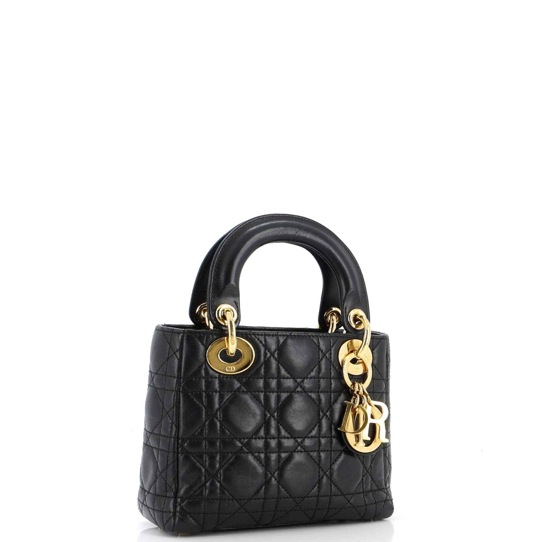 Lady Dior Bag Cannage Quilt Lambskin Mini