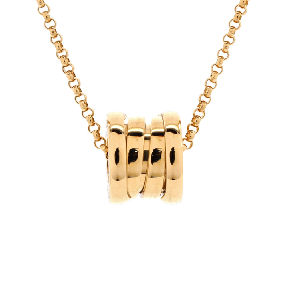 B.Zero1 Pendant Necklace 18K Yellow Gold Small