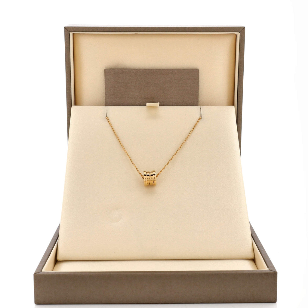 B.Zero1 Pendant Necklace 18K Yellow Gold Small