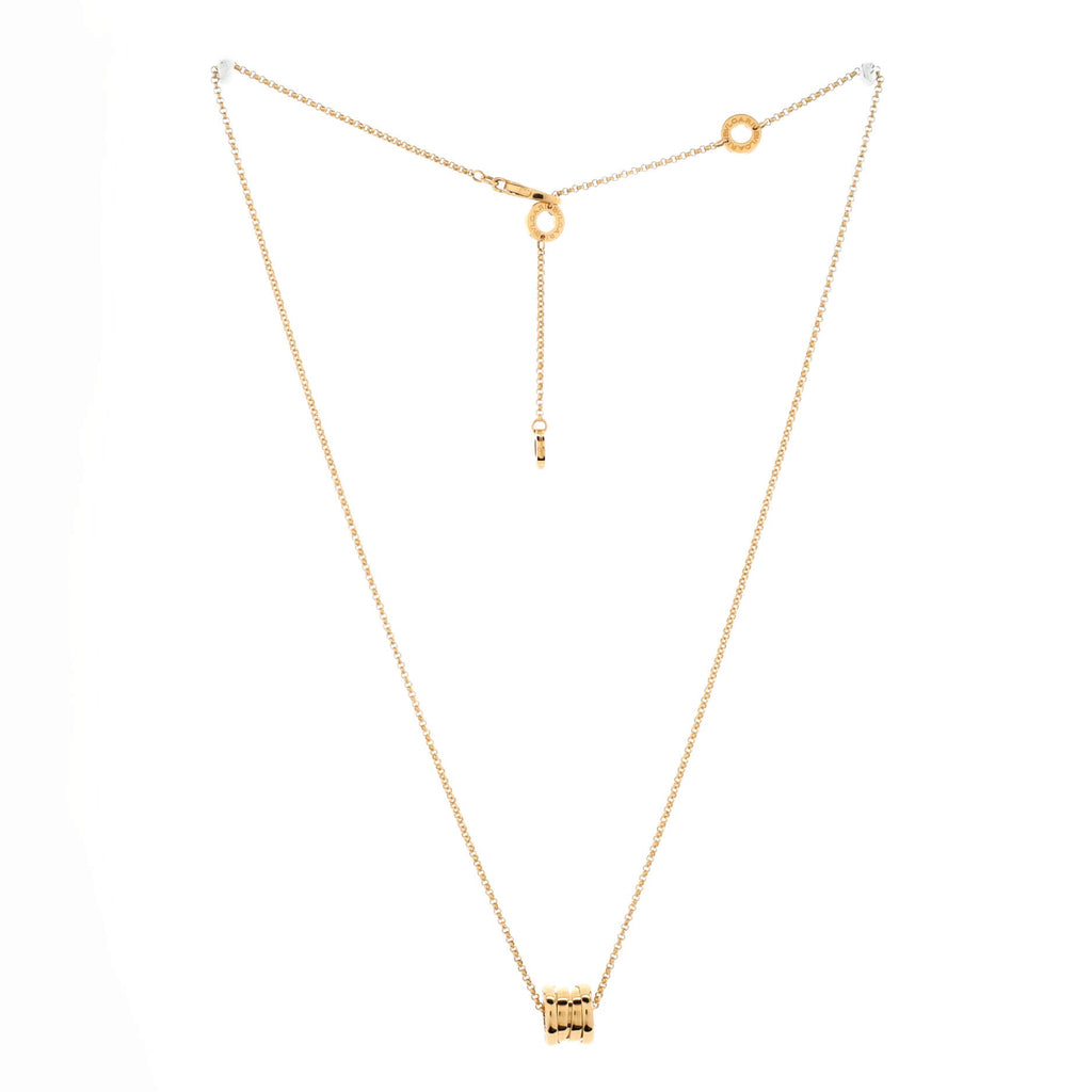 B.Zero1 Pendant Necklace 18K Yellow Gold Small
