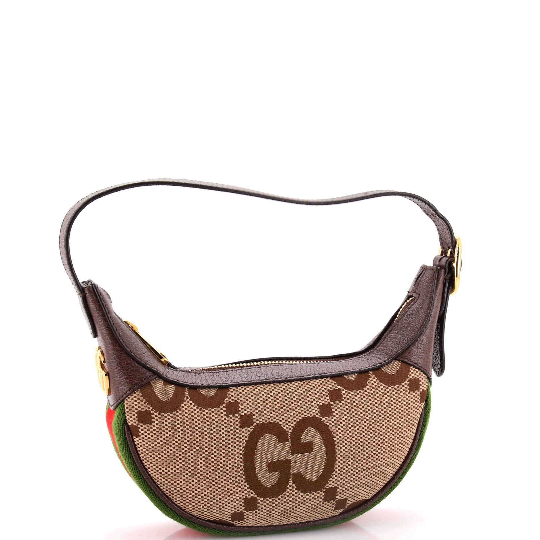 Ophidia Half Moon Bag Jumbo GG Canvas Mini
