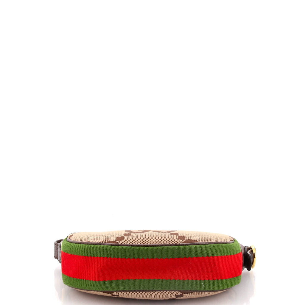 Ophidia Half Moon Bag Jumbo GG Canvas Mini