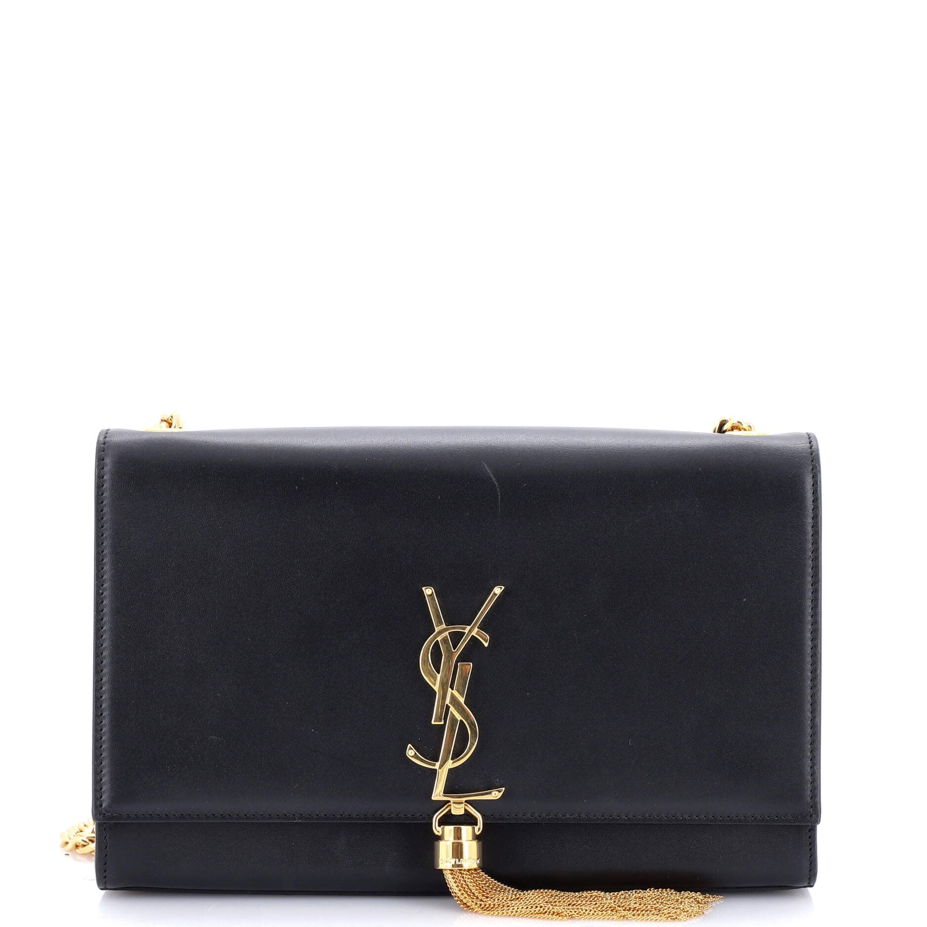 Classic Monogram Tassel Crossbody Bag Leather Medium