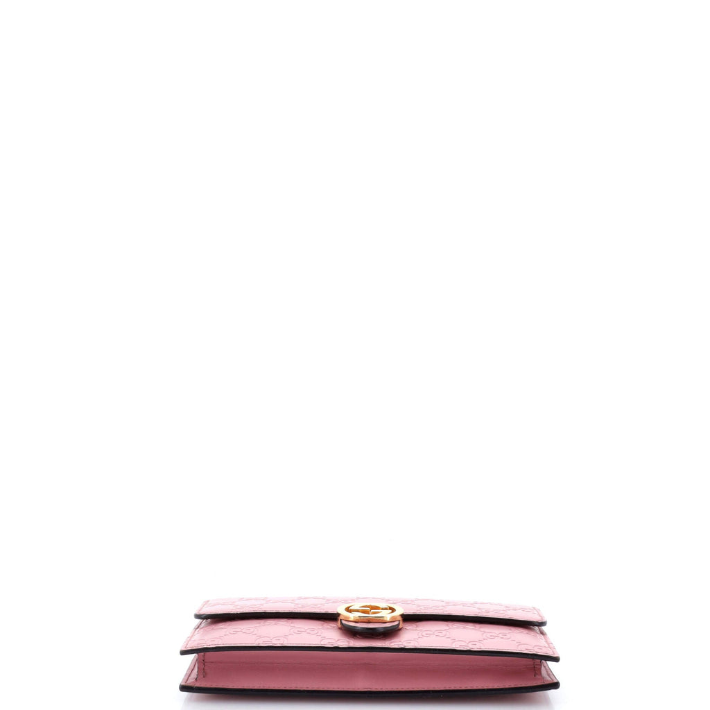 Icon Wallet on Chain Guccissima Leather