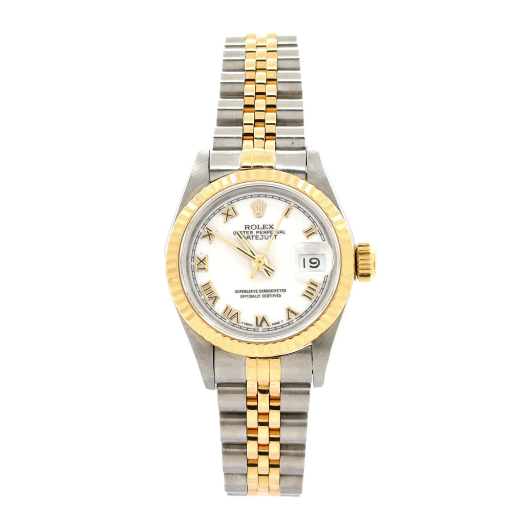 Oyster Perpetual Datejust Automatic Watch Stainless Steel and Yellow Gold 26
