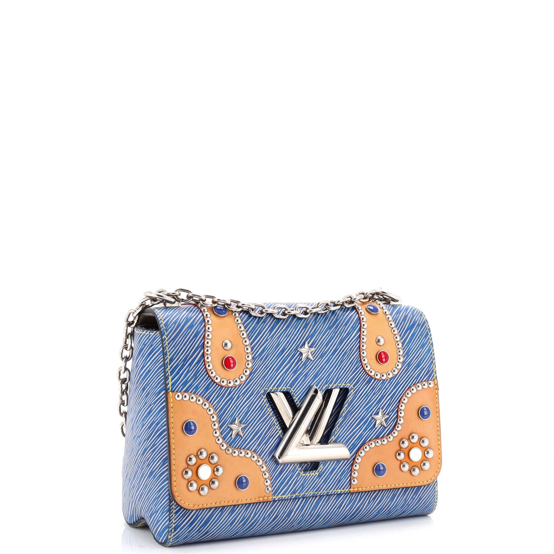 Twist Handbag Studded Epi Leather	 MM