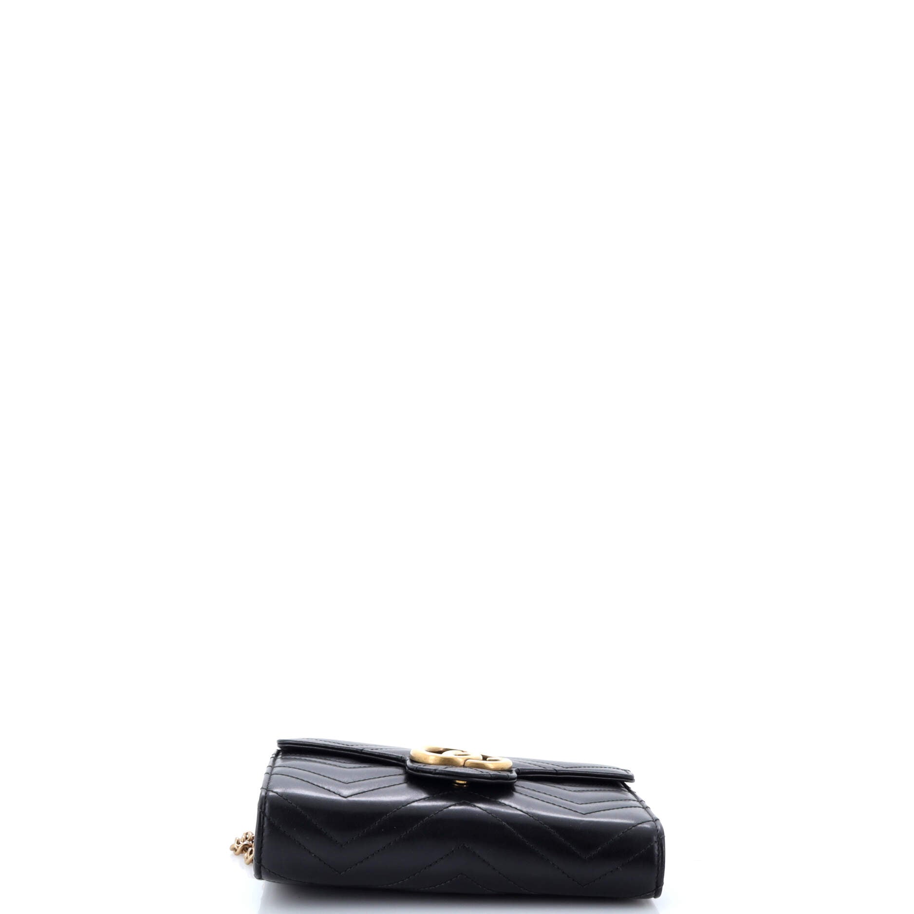 GG Marmont Chain Wallet Matelasse Leather Mini