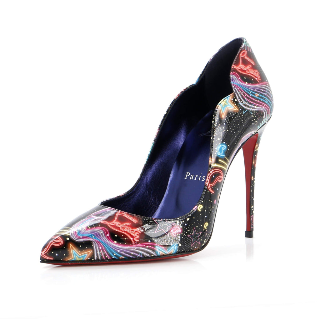 Women's Hot Chick Pumps Printed Patent 100