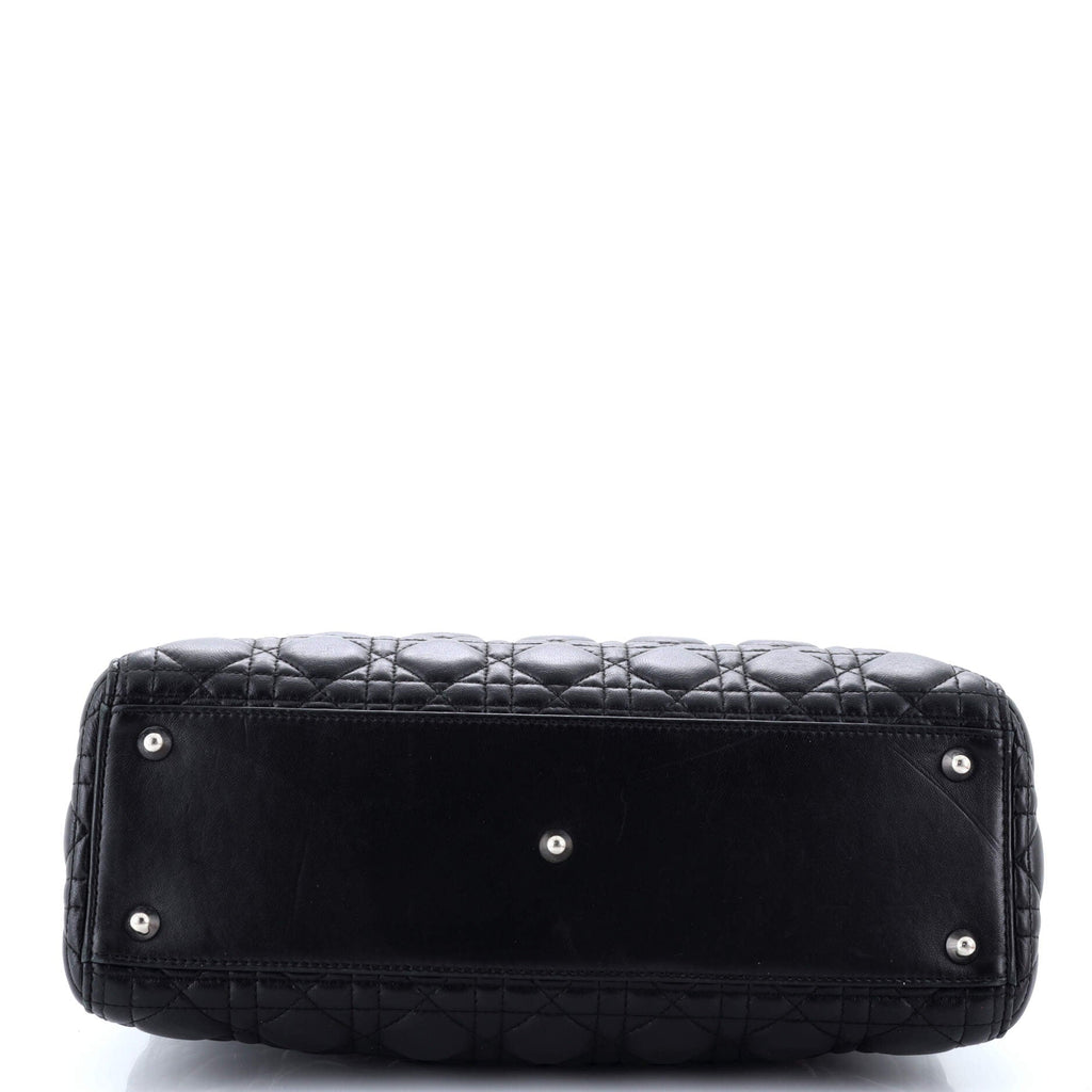Lady Dior Bag Cannage Quilt Lambskin Large